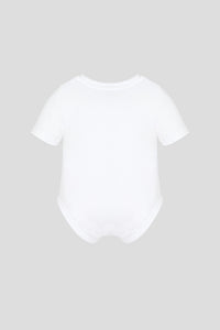 Contrast Buttons Printed Bodysuit