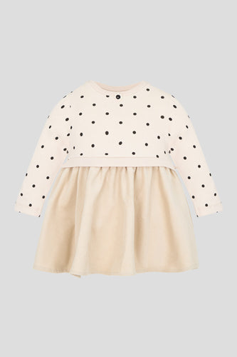 Corduroy Skirt Polka Dot Dress