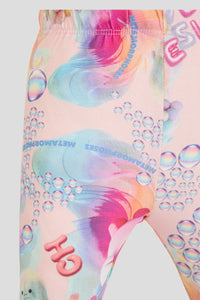 Bubbles Printed T-Shirt and Leggings Set