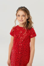Load image into Gallery viewer, Pearl and Sequins Dress