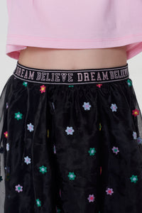 "Flower Power" Organza Skirt