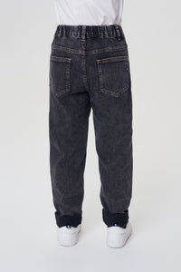 Straight Waist Denim Pants