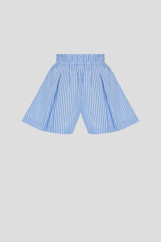 Shorts, striped blue