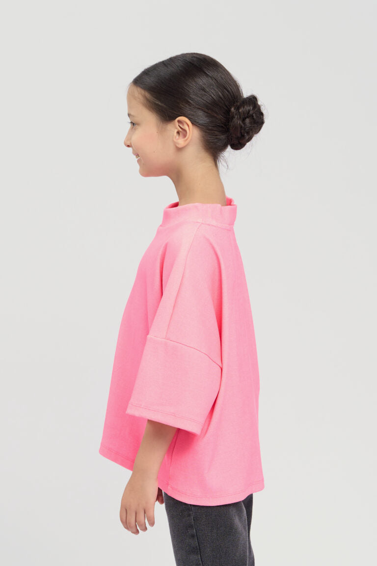 Simple Oversize Pink T-Shirt