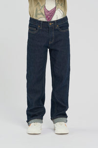 Contrast Stiching Denim Pants