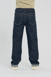 Contrast Stiching Denim Pants