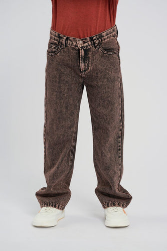 Straight Leg Denim Pants