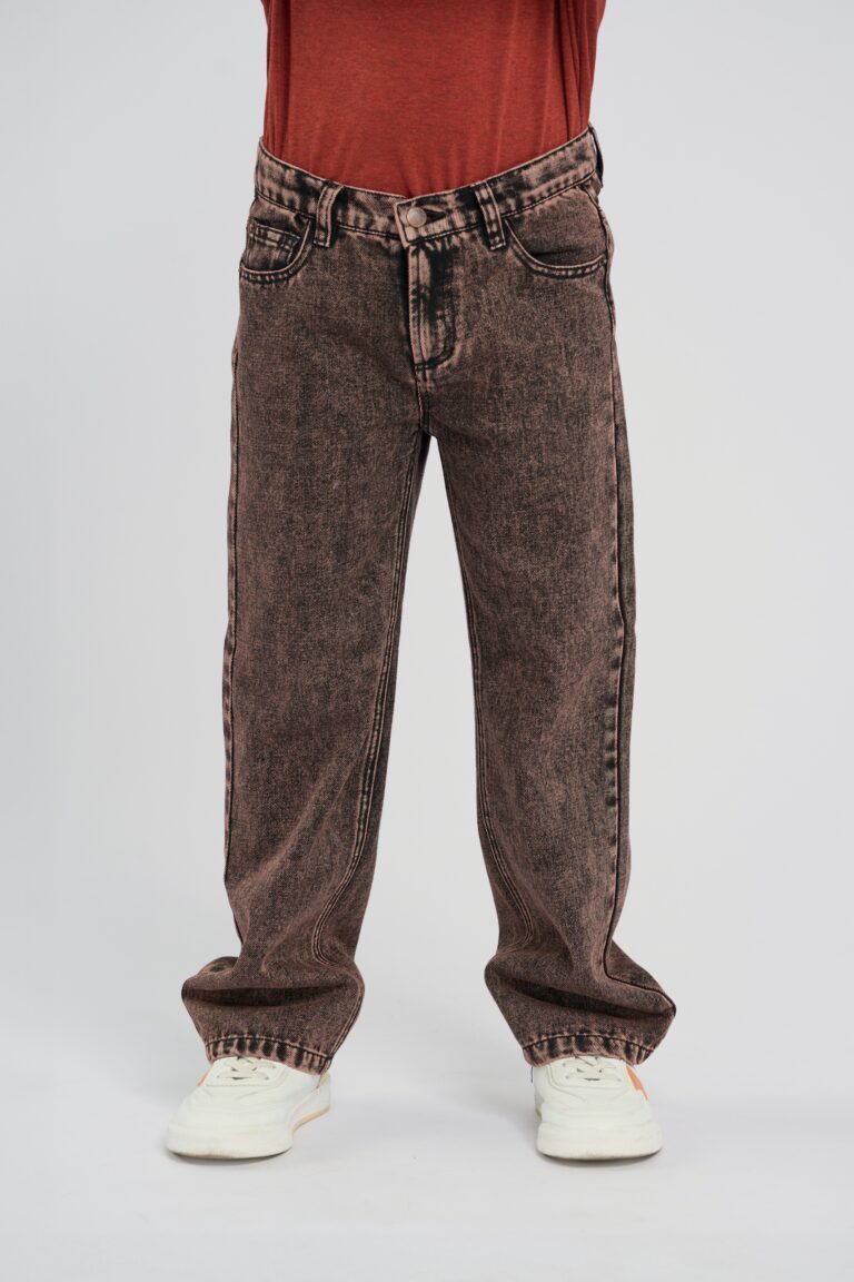 Straight Leg Denim Pants