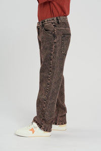 Straight Leg Denim Pants