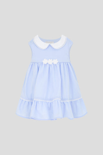 Skater Dress with Contrast Collar