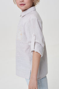 "Stay Wild" Linen Shirt