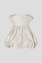 Load image into Gallery viewer, Metallic Balloon Skirt Dres