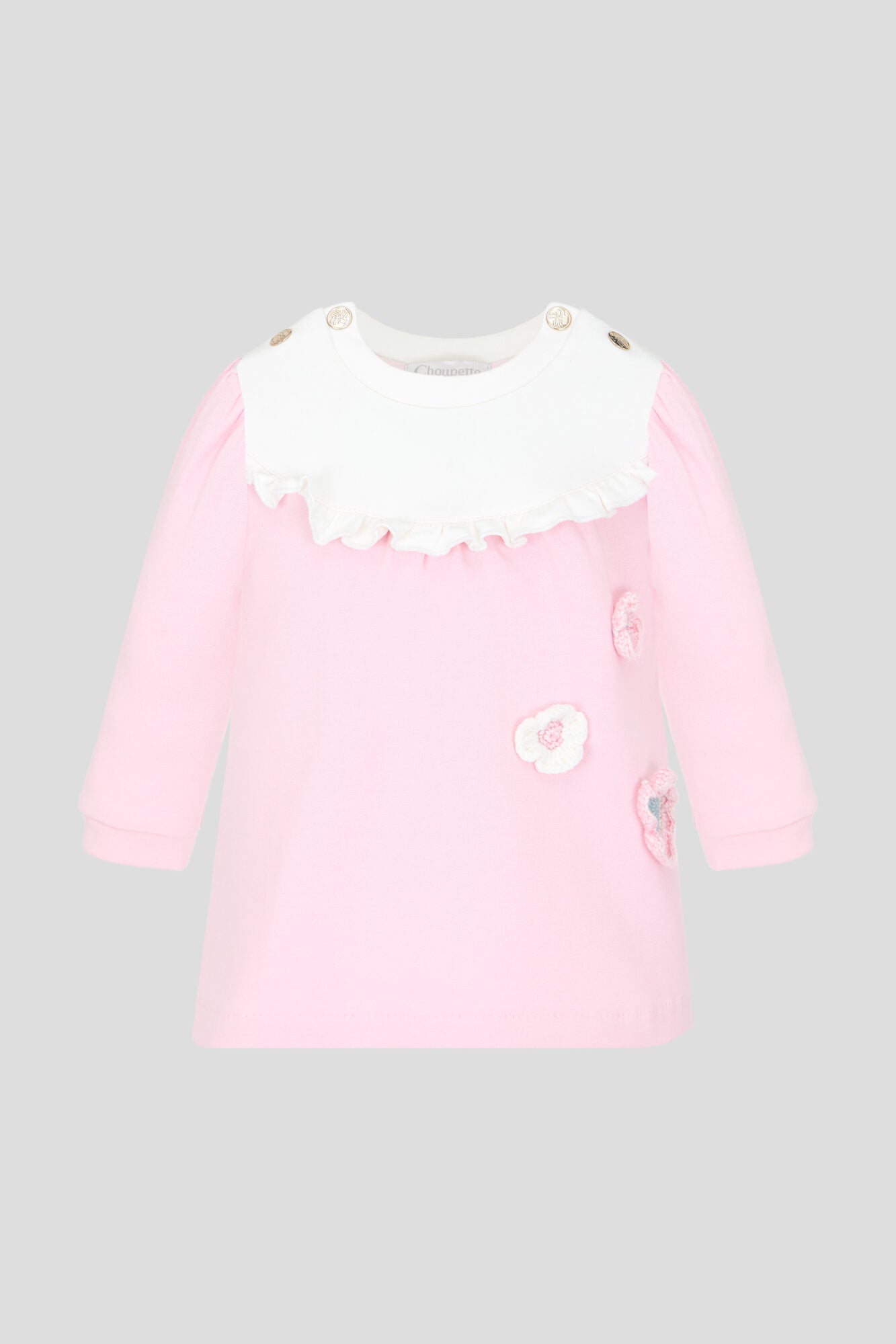 Knit 3D Flowers Dress