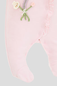 "Bouquet" Decor Velour Coverall