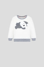 Load image into Gallery viewer, Fluffy Puppy Velour Sweatshirt