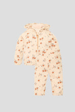 Load image into Gallery viewer, Floral Print Corduroy Tracksuit Set