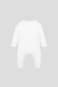 3D Flowers Velour Overall
