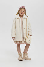 Load image into Gallery viewer, Sherpa Coat with Bunny Bag