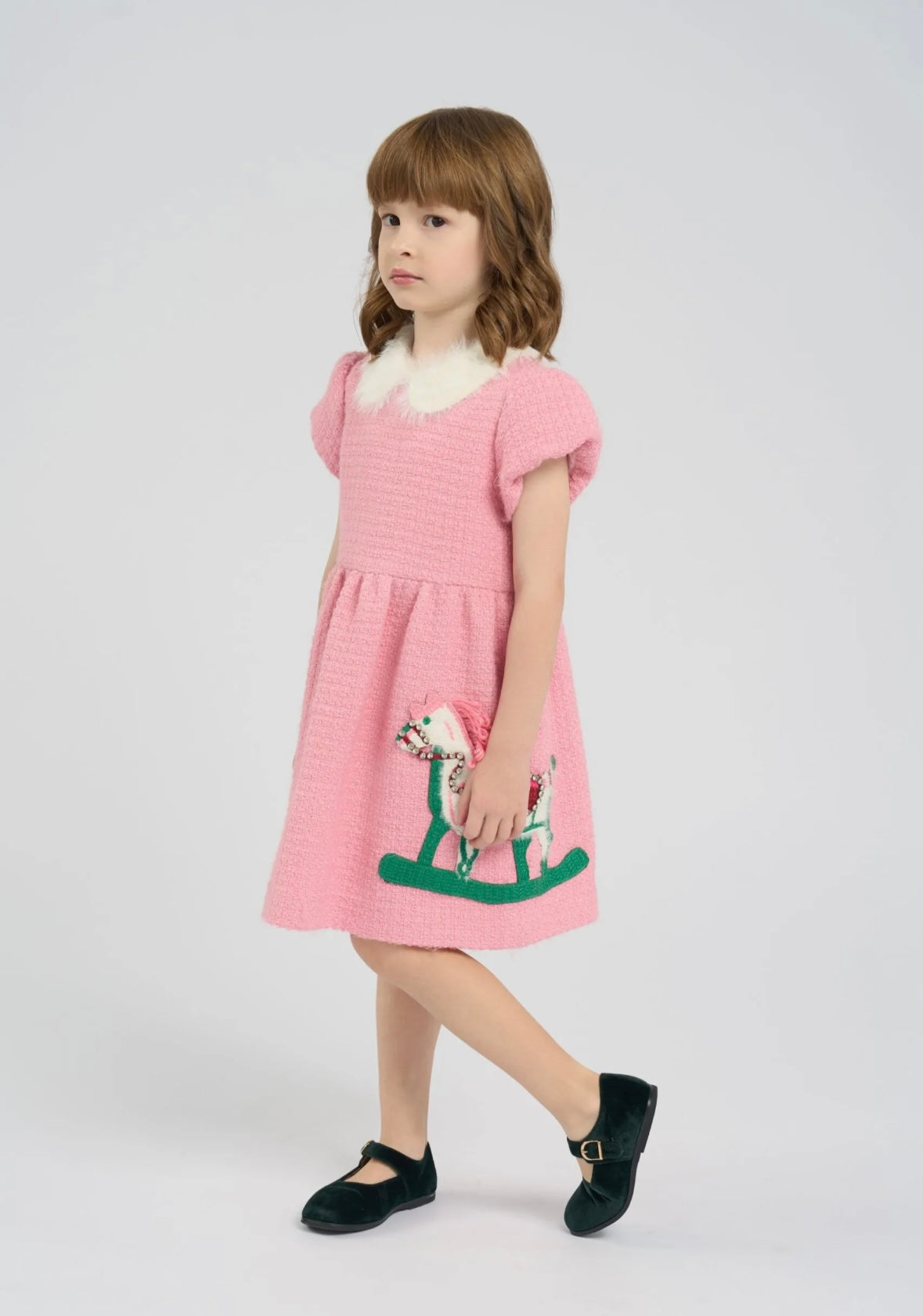 Rocking Horse Boucle Dress