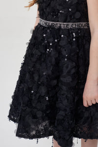 3D Lace and Sequins Dress