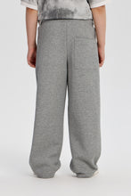 Cargar imagen en el visor de la galería, Trousers knitted, dark grey mélange