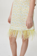 Load image into Gallery viewer, Floral Sequins and Feathers Dress