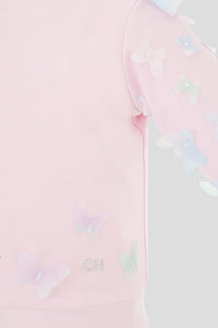 "Flying Butterflies" Bomber Jacket