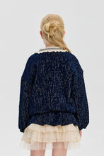 Load image into Gallery viewer, Two-Tone Velvet Bomber and Skirt Set