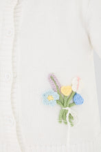 Load image into Gallery viewer, &quot;Flower Bouquet&quot; Knit Cardigan