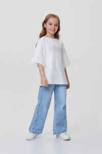 Straight Denim Pants