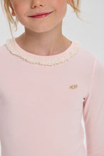 Cargar imagen en el visor de la galería, Lace Insert Jersey Blouse