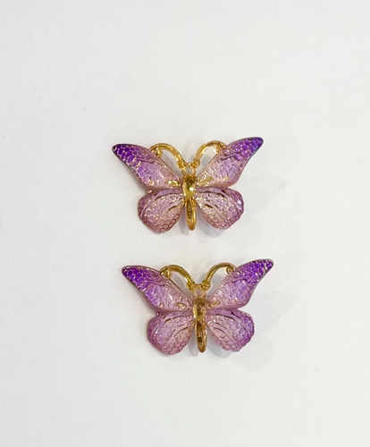 Butterfly Pins (2-Pack), Lavander