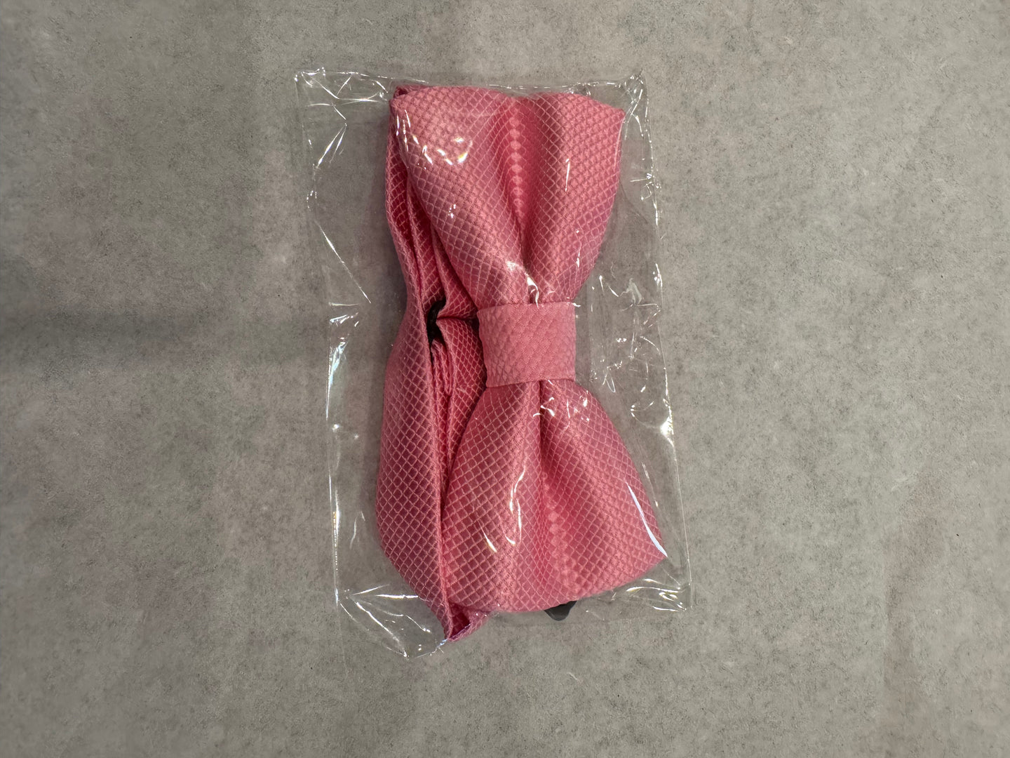 Textured Satin Bow-Tie, Pink