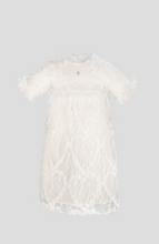 Load image into Gallery viewer, Rosette Lace Baptismal/Christening Gown with Bonnet