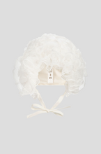 Load image into Gallery viewer, Rosette Lace Baptismal/Christening Gown with Bonnet