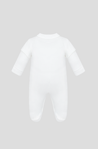 Tuxedo Imitation Coverall with Bonnet