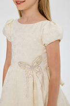 Cargar imagen en el visor de la galería, Butterfly Decor Brocade Dress