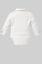 Load image into Gallery viewer, Houndstooth Bow-Tie Attached Bodysuit