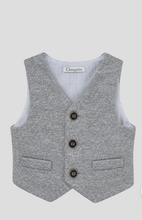 Load image into Gallery viewer, Contrast Buttons Vest and Pant Set