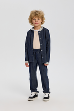Load image into Gallery viewer, Contrast Buttons Hooded Shirt and Pant Set