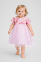 Cargar imagen en el visor de la galería, 3D Flowers Top Tulle Dress