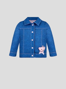 Cutie Bear Denim Look Jacket