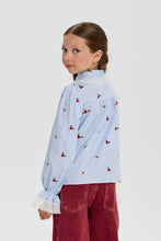 Cargar imagen en el visor de la galería, Floral Embroidery Blouse