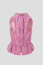Load image into Gallery viewer, Tweed pet jacket