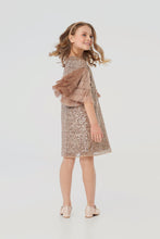Load image into Gallery viewer, Fringe Sleeves Sequins Dress