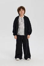 Load image into Gallery viewer, Suit perforated (bomber, pants), black
