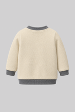 Cargar imagen en el visor de la galería, Sweatshirt textured, ecru