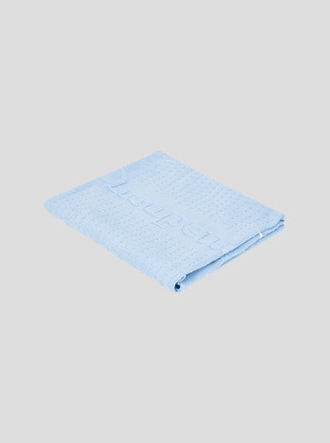 Logo Knit Blanket, Blue