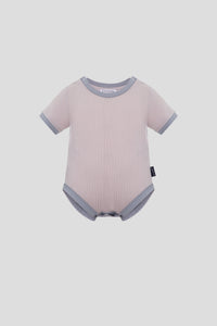 Basic Ribbed Bodysuit and Shorts Set