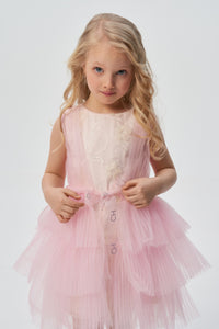 2-in-1 Tulle and Sequins Dress